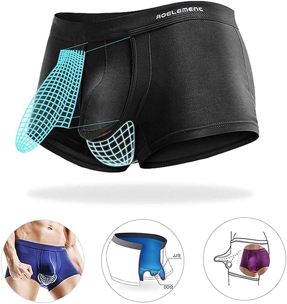 まずめ　メンズ下着 Amazon.co.jp: ボクサー パンツ 陰嚢分離型 前開き 蒸れない